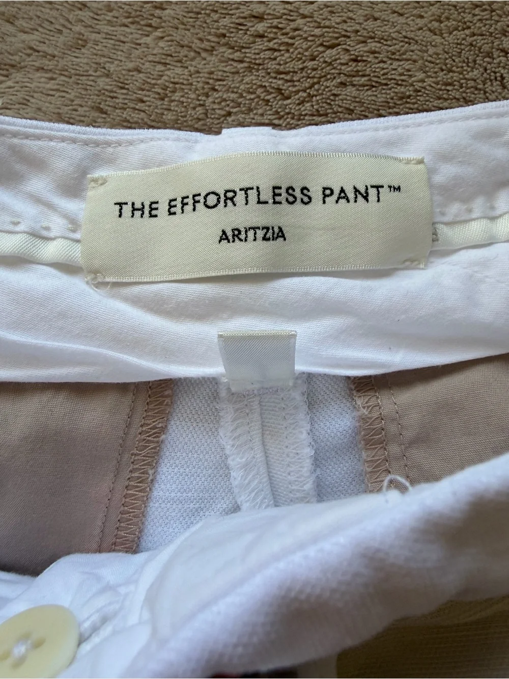 Aritzia The Effortless Pant White Linen Lyocell Wide Leg Pleated Pants